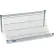 Étagère en fil métallique inclinée chromée Nexel® , 36" de largeur x 18" de profondeur