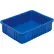 Bac à compartiments modulables en plastique Global Industrial™, 22-1/2" de longueur x 17-1/2" de largeur x 6" de hauteur, bleu - Lot de 3