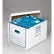 Global Industrial™ Transfer File Record Storage Boxes, 15"L x 12"W x 10"H, White - Pkg Qty 20