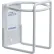 Horizon Mfg. Porte-bouteilles compact 4073, convient aux bouteilles d'un diamètre maximal de 3,5 pouces, blanc