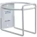 Horizon Mfg. Porte-bouteilles moyen 4074, pour bouteilles d'un diamètre maximal de 5", blanc
