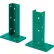Plaque de base pour rayonnage à palettes Global Industrial™, 12,7 cm (L) x 20,3 cm (l) x 29,8 cm (H), 2 pièces, 24 écrous et boulons inclus