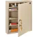 Global Industrial™ Medical Security Cabinet w/Double Key Locks, 14"Wx3-1/8"Dx17-1/8"H, Beige