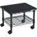 Interion® Under-Desk Wire Machine Stand, 19"W x 16"D x 13-1/2"H, Black