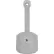 Cendrier d'extérieur Justrite® Smokers Ceasefire®, 4 gallons, gris