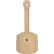 Cendrier d'extérieur Justrite® Smokers Ceasefire®, 4 gallons, beige