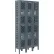 Armoire à casiers ventilée Global Industrial™ Infinity® à 2 niveaux et 6 portes, 36" de largeur x 18" de profondeur x 78" de hauteur, livrée montée