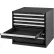 Armoire à tiroirs modulaire Global Industrial™, 7 tiroirs, avec serrure, 30" L x 27" P x 29-1/2" H, noire