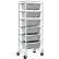Global Industrial™ NSF Aluminum Lug Cart 26"L x 19"W x 70"H, 6 Tote Capacity, Unassembled
