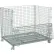 Conteneur Global Industrial en fil métallique Global Industrial , 48" de longueur x 40" de largeur x 42-1/2" de hauteur, capacité de 3 000 lb, gris