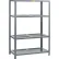Étagère Little Giant® à 4 tablettes, en acier soudé perforé, 32" de largeur x 18" de profondeur x 72" de hauteur