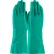 PIP Flock Lined Unsupported Nitrile Gloves, 15 Mil, Green, L - Pkg Qty 12