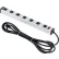 Multiprise Global Industrial™, 7 prises, 15 A, 19" de long, cordon de 15'