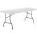 Table pliante en plastique Interion®, 30" x 72", blanche