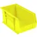 Bac de rangement suspendu et empilable en plastique Global Industrial™, 37,5 cm (L) x 14 cm (l) x 12,7 cm (H), jaune - Quantité par paquet : 12