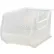 Global Industrial™ Plastic Hang & Stack Bin, 16"L x 11"W x 8"H, Clear - Pkg Qty 4