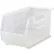 Global Industrial™ Plastic Hang & Stack Bin, 18"L x 8-1/4"W x 9"H, Clear - Pkg Qty 6