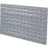 Panneau mural à persiennes Global Industrial™ sans compartiments, 36 x 19, gris – Prix pour un lot de 4