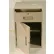 Meuble de comptoir Fenco Lowboy S-603R-I - 1 tiroir, porte à charnières à droite, 19 x 19 x 27-7/8, gris
