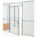 Porte à charnières en treillis métallique Global Industrial™ - 8 x 3