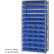Rayonnages en acier Global Industrial™ - Lot de 76 bacs de rangement en plastique bleus de 4" de hauteur, 36 x 18 x 72 - 13 étagères