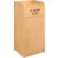 Global Industrial™ Wooden Waste Receptacle with Tray Top, 36 Gallon, Oak