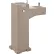 Fontaine à eau d'extérieur à deux niveaux Global Industrial™, conforme à la norme ADA, finition granit moulée par rotomoulage