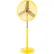 Ventilateur sur pied oscillant Deluxe Global Industrial™ 24", 3 vitesses, 7 525 CFM, 300 W, 1/2 HP, jaune