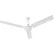 Ventilateur de plafond industriel Global Industrial™ 56", 4 vitesses, 7 599 CFM, 120 V, blanc