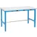Global Industrial™ 48 x 36 Adjustable Height Workbench - Power Apron, ESD Square Edge Blue