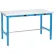 Établi à hauteur réglable Global Industrial™ 48 x 30 - Tablier d'atelier électrique, bord de sécurité ESD bleu