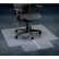 Tapis de siège de bureau Interion® pour moquette - 45" de largeur x 53" de longueur avec rebord de 25" x 12" - Bord droit