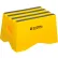 Support à marche en plastique Global Industrial™ 1 Step, 19-1/2" de largeur x 13-1/2" de longueur x 12" de hauteur, jaune