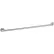 Barre d'appui droite Global Industrial™, en acier inoxydable martelé - 42" de largeur x 1-1/4" de diamètre