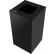 Poubelle carrée Global Industrial™ avec couvercle, 28 gallons, noire