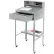 Global Industrial™ Mobile Shop Desk W/ Pigeonhole Riser, Sloped Surface, 23"W x 20"D, Gray