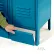 Socle avant Global Industrial™ pour casier bleu de 12" de largeur x 6" de hauteur