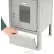 Socle avant Global Industrial™ pour casier gris de 12" de largeur x 6" de hauteur