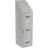 Casier modulaire en plastique Remcon Plastics à 1 étage et 1 porte, 12" de largeur x 15" de profondeur x 47" de hauteur, gris, monté