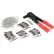 Global Industrial™ 652095 Kit de plaques numérotées pour casiers avec pistolet à rivets, numérotées de 1 à 100, lot de 100