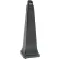 Poubelle pour fumeurs Rubbermaid® Groundskeeper®, noire