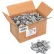 Pac Strapping Serrated Polyester Strapping Seals, 5/8" Strap Width, Silver, Pack of 1000