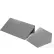 Global Industrial™ Locker Slope Top Kit, 12"x18", Gray