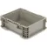 Conteneur Global Industrial™ à parois droites, empilable, monobloc, 12" de longueur x 15" de largeur x 5" de hauteur, gris