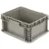 Conteneur Global Industrial™ à parois droites, empilable, monobloc, 12" de longueur x 15" de largeur x 7-1/2" de hauteur, gris