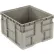 Conteneur empilable à parois droites Global Industrial™, modèle plein, 24" de longueur x 22-1/2" de largeur x 14-1/2" de hauteur, gris
