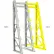 Global Industrial™ Reel Rack Add-On Unit 24" W x 24"D x 96"H