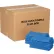 Serviettes « Global Industrial™ » 100 % coton, bleu « Huck », boîte de 25 lb