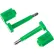 Global Industrial™ High Security Bolt Seal, Green, 10/Pack
