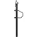 Support vertical pour vélo d'intérieur Global Industrial™, verrouillable, capacité 1 vélo, noir